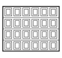 tradition wood raised 4-6 garage door design