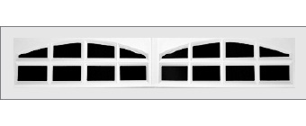 garage door window design