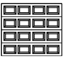 seven foot standard traditional steel garage door design