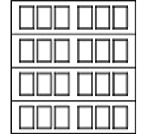 eight foot vertical raised panel